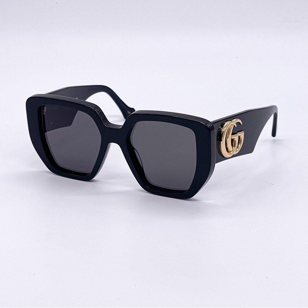 NEW GUCCI WOMEN BLACK SUNGLASSES GG0956S 003